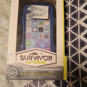 Griffin Survivor iPod touch 5th & 6th Generation Blue/Black Case
